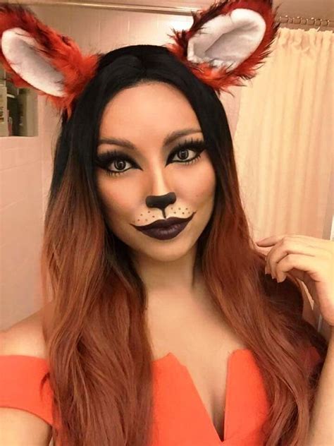 fox makeup easy|fox face makeup for halloween.